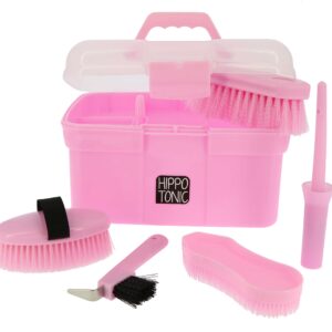 Striglekasse med indhold Lyserød